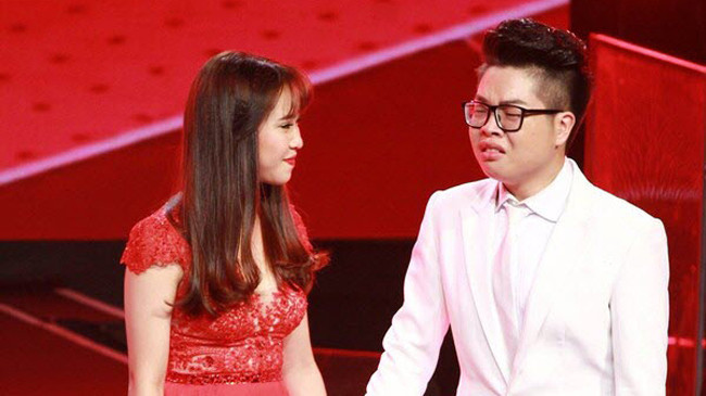 Cảm xúc của Đức Phúc khi biết mình vào chung kết. Ảnh: Châu Quốc Hùng