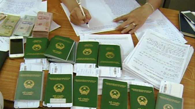 Tang vật do cơ quan công an thu giữ