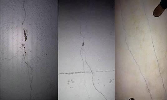 Nhiều hộ dân sống ở khu căn hộ EHome 3 phản ánh về tình trạng căn hộ họ đang ở bị rạn nứt, thấm dột…. Ảnh minh họa.