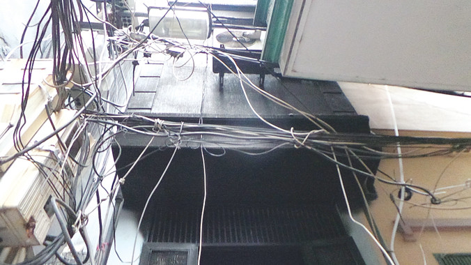 Ngôi nhà bị hỏa hoạn