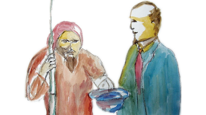 Truyện mini: Giáo sư Tung và lão ăn mày