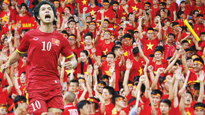 Công Phượng lại tỏa sáng trong trận đánh bại Malaysia. Ảnh: Thành Đồng