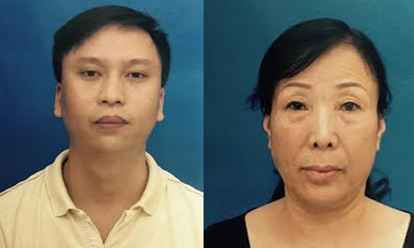 Đối tượng Long và Cúc. Ảnh: Công an Nhân dân.