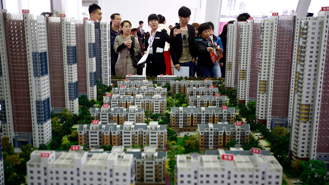Trung Quốc đang đối mặt bong bóng bất động sản. Ảnh: Getty Images