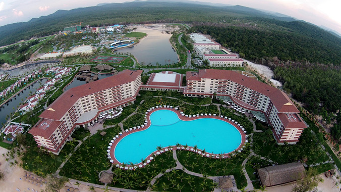 Toàn cảnh Vinpearl Phú Quốc nhìn từ trên cao
