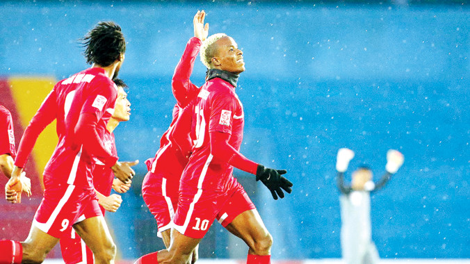 Các cầu thủ Hải Phòng quyết giành trọn 3 điểm khi tiếp HAGL tại Lạch Tray vào giữa tuần này. Ảnh: VSI 