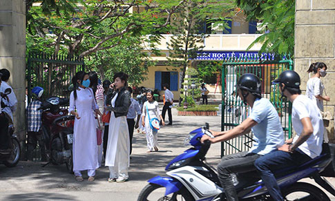 Trường THPT Phan Bội Châu. Ảnh: Báo Quảng Nam.