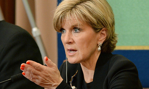 Ngoại trưởng Australia Julie Bishop.