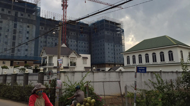 Dự án First Home Thạnh Lộc xây dựng trái phép thời gian dài mới bị phát hiện