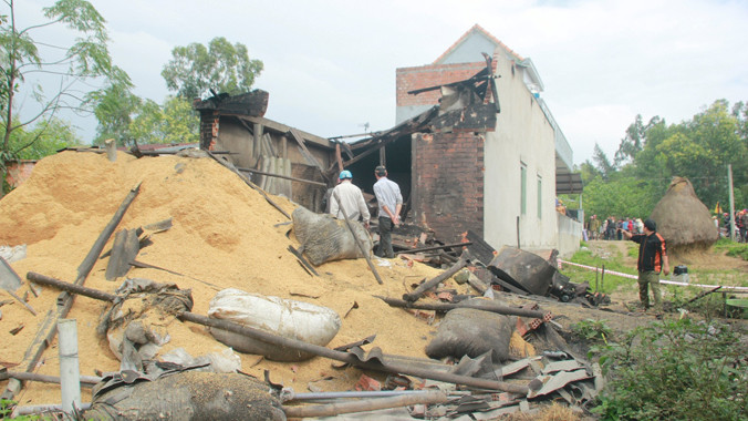 Hiện trường vụ nổ 