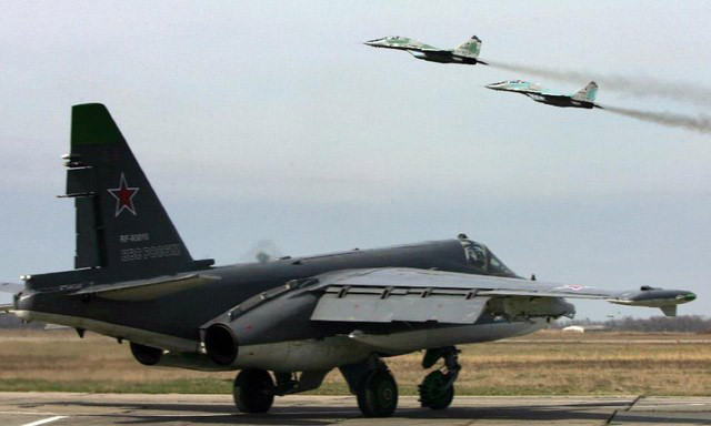 Các máy bay chiến đấu của Nga. Ảnh minh họa