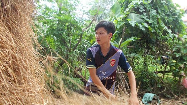 Kiều Quốc Sang, thí sinh có điểm cao thứ 4 cả nước. Ảnh: Nguyễn Trang