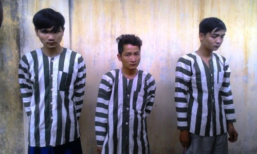 Các đối tượng bị bắt giữ