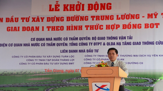 Thứ trưởng Bộ GTVT - Nguyễn Văn Thể yêu cầu Cty BOT Trung Lương - Mỹ Thuận phải làm rõ những khúc mắc về tài chính và có báo cáo trước ngày 15/10