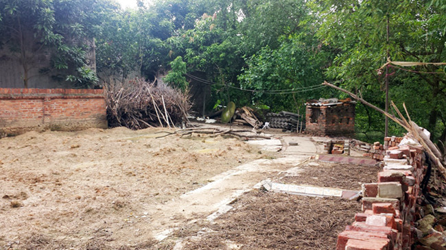 Vị trí đất gia đình ông Bùi Thanh Sơn sử dụng không đúng quy hoạch, bị người dân tố cáo