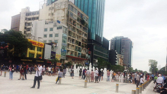 Phố đi bộ Nguyễn Huệ là mục tiêu trọng điểm cần tập trung đảm bảo an ninh, trật tự để người dân, du khách tham quan, vui chơi giải trí. Ảnh: Việt Văn