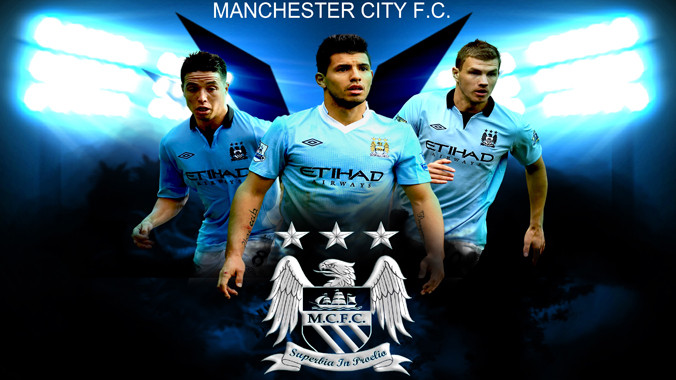 Những ngôi sao chủ chốt của Manchester City như Aguero, Nasri hay Dzenko đều có tên trong danh sách làm visa tới Việt Nam vào cuối tháng này. Ảnh: FELLGRAFIX