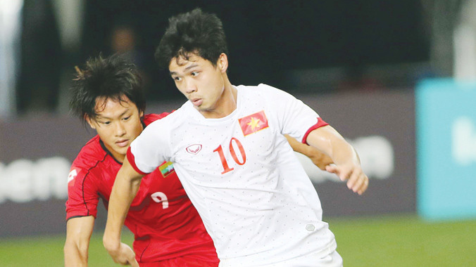 Sự góp mặt của Công Phượng được tin là giúp kéo khán giả đến sân theo dõi ĐTVN đấu giao hữu với Manchester City. Ảnh: VSI