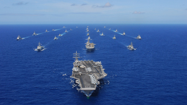 Tàu sân bay Mỹ dẫn đầu cuộc tập trận quốc tế RIMPAC 2010 tại Hawaii