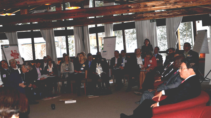 Ngày 23/1, Phó Thủ tướng, Bộ trưởng Ngoại giao Phạm Bình Minh tham dự Phiên họp “Chương trình nghị sự An ninh lương thực toàn cầu”. Phiên họp thu hút sự tham gia của hơn 1.000 nhà lãnh đạo trong 300 tổ chức và quốc gia trên thế giới. Ảnh: TTXVN