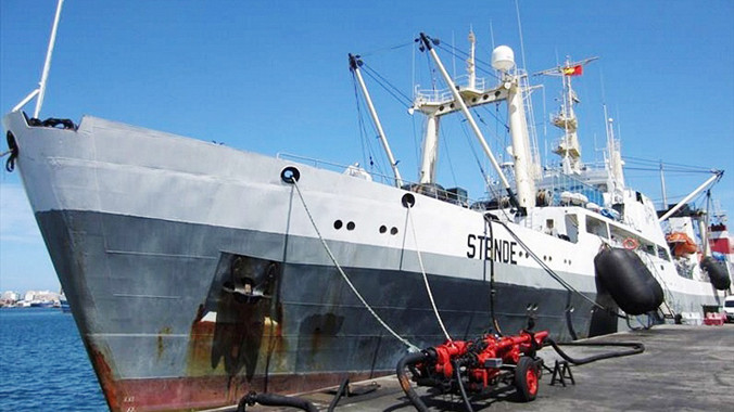 Tàu đánh cá Dalny Vostok trước khi gặp nạn. Ảnh: Itar-Tass