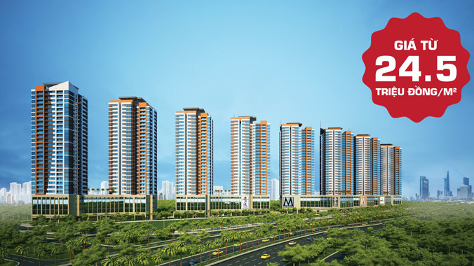 The Sun Avenue sở hữu vị trí ngay sát khu đô thị Thủ Thiêm nhưng giá chỉ trả cho dự án có vị trí ở quận 2