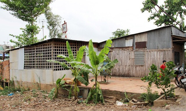 Nhà của Dương ở An Giang. Ảnh: Zing