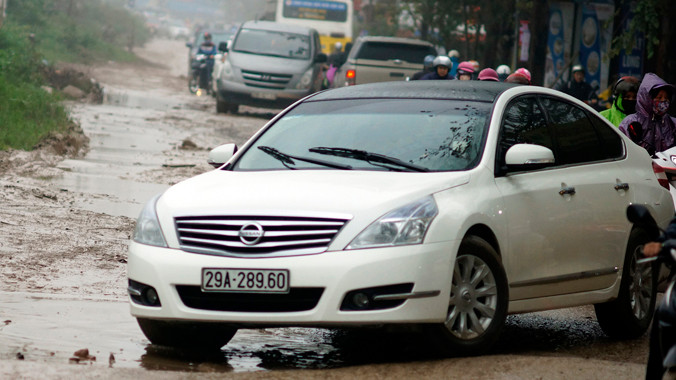 'Con đường đau khổ' giữa Thủ đô