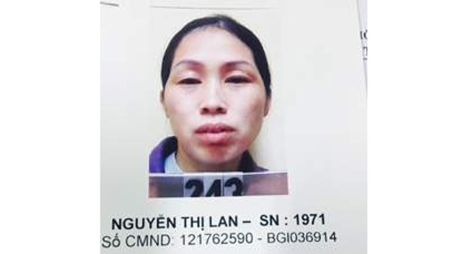 Đối tượng Nguyễn Thị Lan