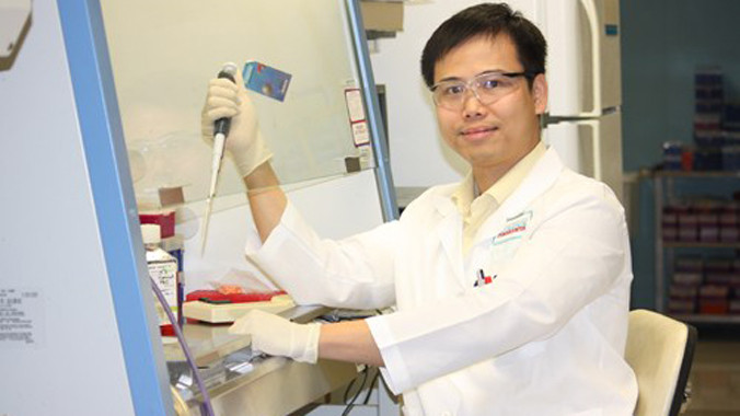 TS Phan Minh Liêm tại Viện Anderson. Ảnh: NVCC