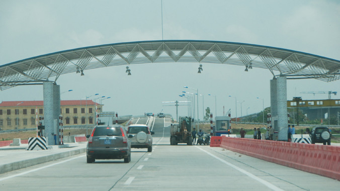 Một đoạn cao tốc đưa vào sử dụng.