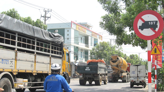 Đường cấm xe trên 18 tấn