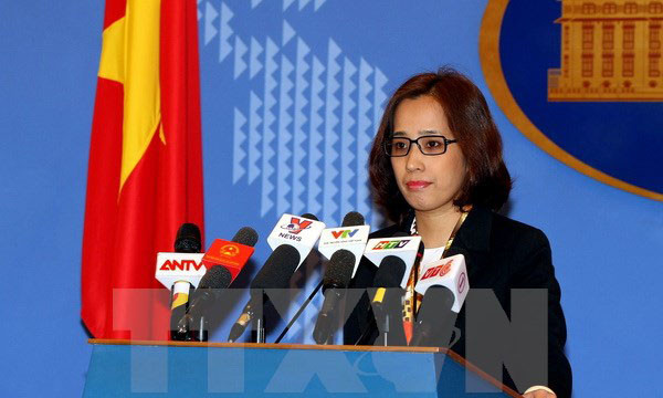 Phó Phát ngôn Bộ Ngoại giao Phạm Thu Hằng.
