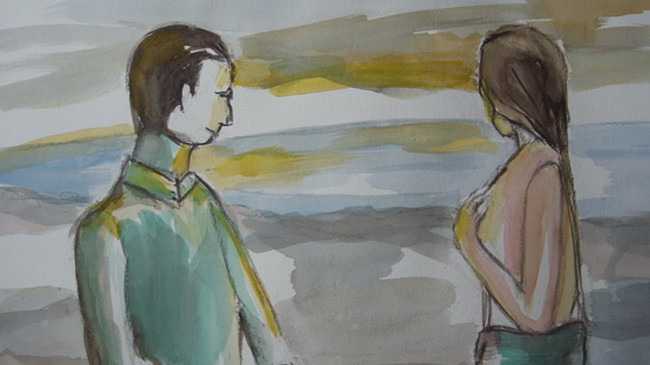 Hoa bồ công anh trong mưa