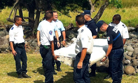 Mảnh vỡ được tìm thấy trên đảo Reunion thuộc Ấn Độ Dương 