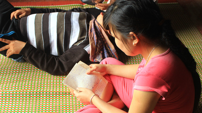 Thư bố luôn tiếp sức mạnh cho hai anh em bước tiếp