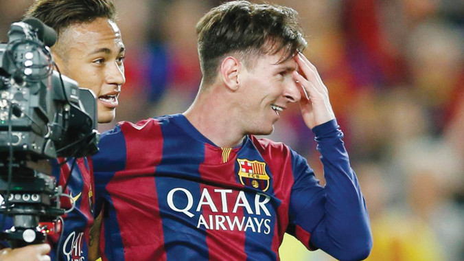 Lionel Messi đã tạo nên điều kỳ diệu ở trận bán kết lượt đi Champions League giữa Barcelona và Bayern Munich. Ảnh: AP