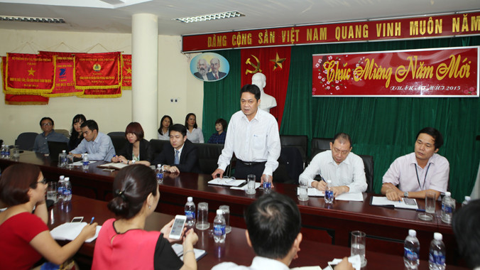 Quang cảnh buổi họp báo. Ảnh: Như Ý