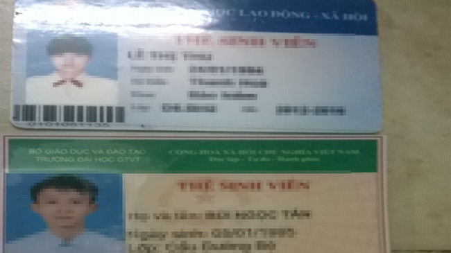 Những chiếc thẻ giả được làm tinh vi để qua mặt giảng viên, Ban quản lý sinh viên 