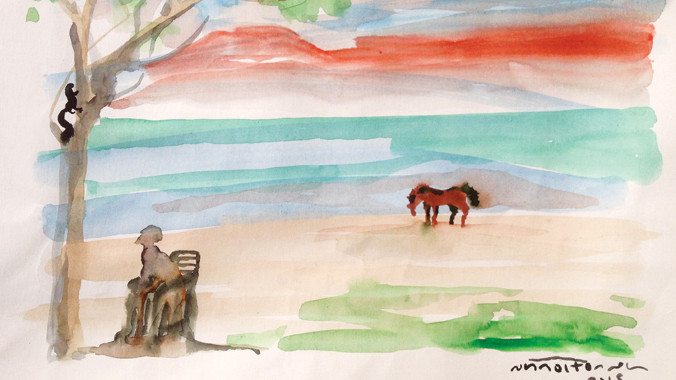 Tranh: Nguyễn Xuân Hoàng