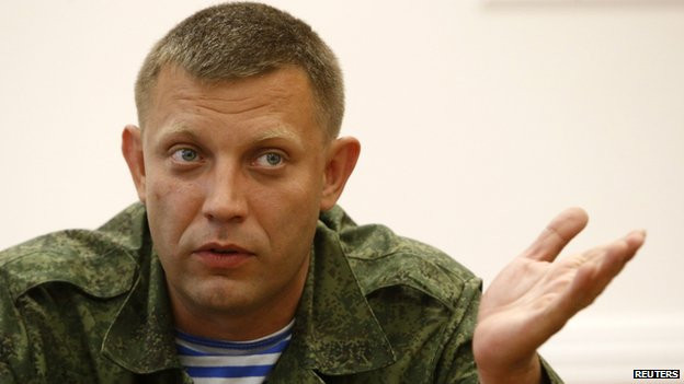 Ông Aleksandr Zakharchenko. Ảnh: Reuters
