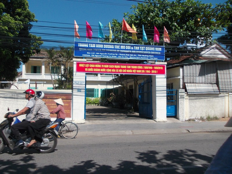 Trung tâm nuôi dưỡng nơi cháu bé đang được chăm sóc. Ảnh: N.T