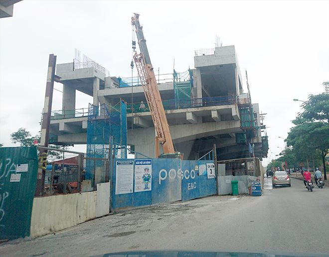  Tuyến metro Nhổn - ga Hà Nội chưa có ai hứa ngày về đích Ảnh: Phạm Thanh