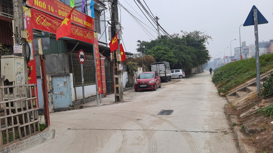 Con đường nhằng nhịt 'ổ trâu' giữa Thủ đô hoàn tất việc sửa chữa