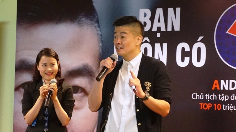 Triệu phú Andy Ong chia sẻ tại hội thảo
