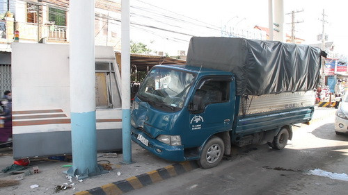 Hiện trường vụ tai nạn. Ảnh: Nguyệt Triều/VnExpress