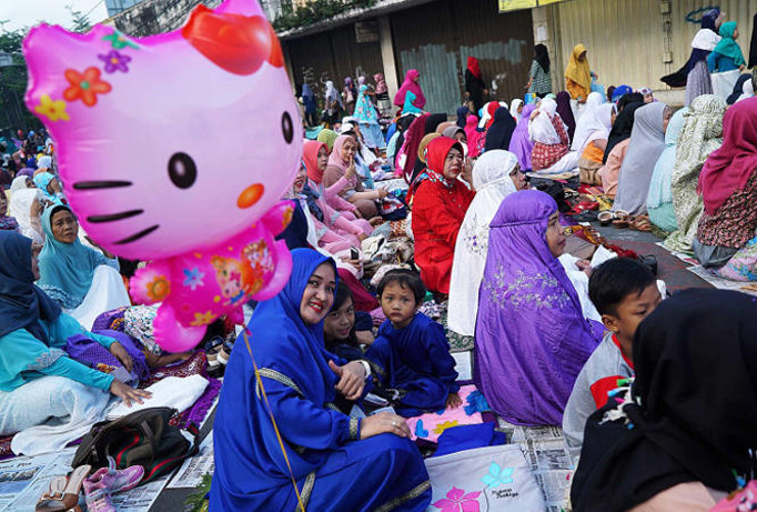Thủ đô Jakarta của Indonesia.