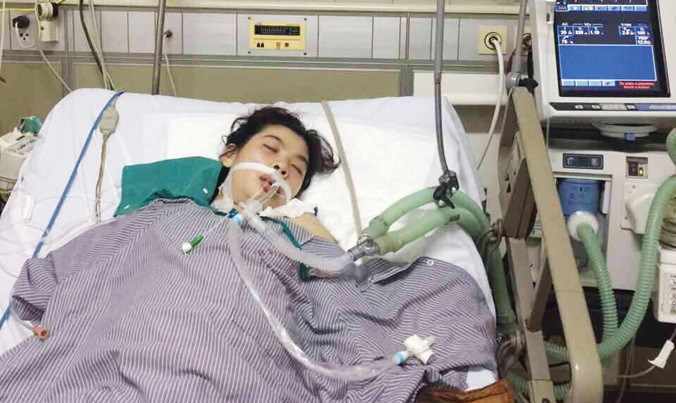 Chi phí mỗi ngày điều trị của chị Đông đến 50 triệu mà không có BHYT chi trả.