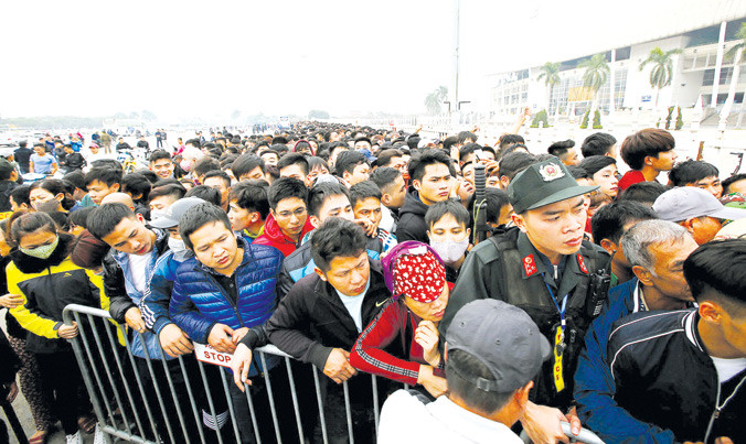 Liệu U20 Argentina có tạo được cơn sốt vé như AFF cup cuối năm ngoái khi có mức giá tương đương với trận bán kết giải đấu chính thức của ĐTQG? Ảnh: VSI.