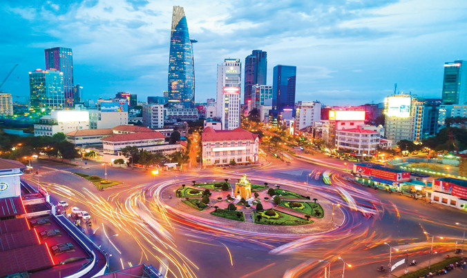 TPHCM đang cần cơ chế mang tính đột phá để phát triển nhanh và bền vững. Ảnh: Hồng Vĩnh.